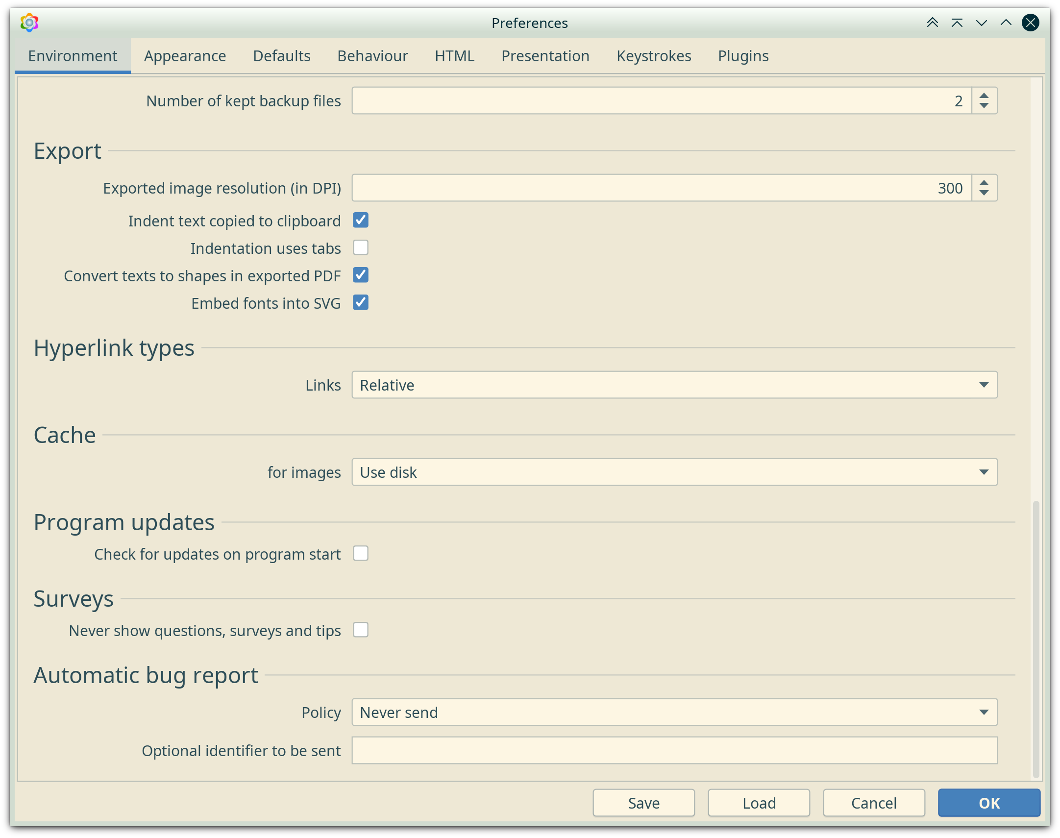 Freeplane configuration for hyperlink types